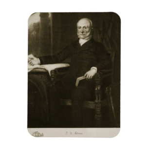 John Quincy Adams, 6. Präsident des vereinigten Magnet