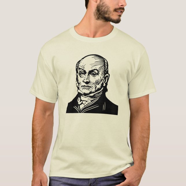 John Quincy Adams "6" T-Shirt (Vorderseite)