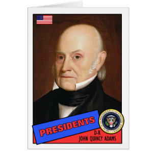 John Quincy Adams Baseball Card
