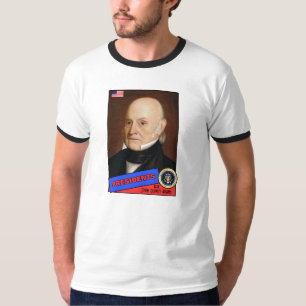 John Quincy Adams Baseball Card T-Shirt