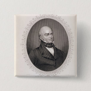 John Quincy Adams Button