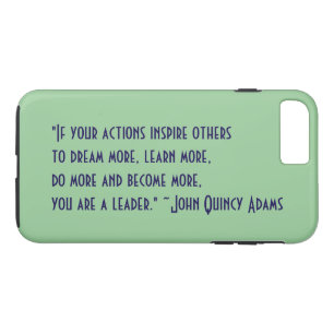 John Quincy Adams-Führungs-Zitat Case-Mate iPhone Hülle