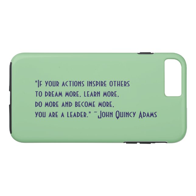 John Quincy Adams-Führungs-Zitat Case-Mate iPhone Hülle (Rückseite (Horizontal))