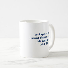 John Quincy Adams Gesellschafts-Monster, zum der Kaffeetasse