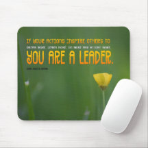 John Quincy Adams Inspiration Zitat "Leader"