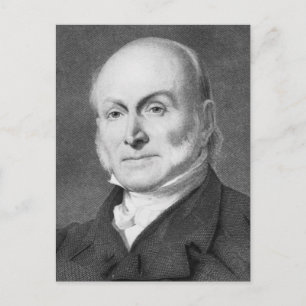 John Quincy Adams Postkarte