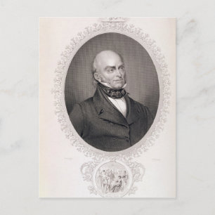 John Quincy Adams Postkarte