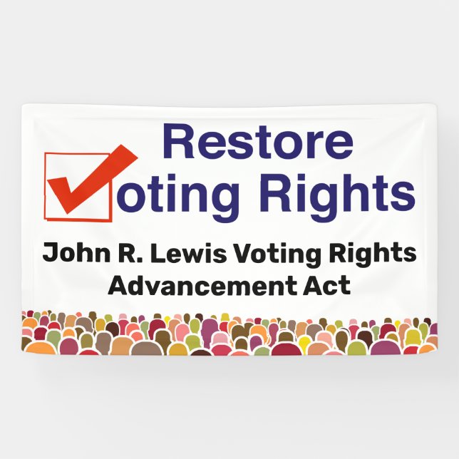 John R. Lewis Voting Rights AdvancAct Banner (Horizontal)
