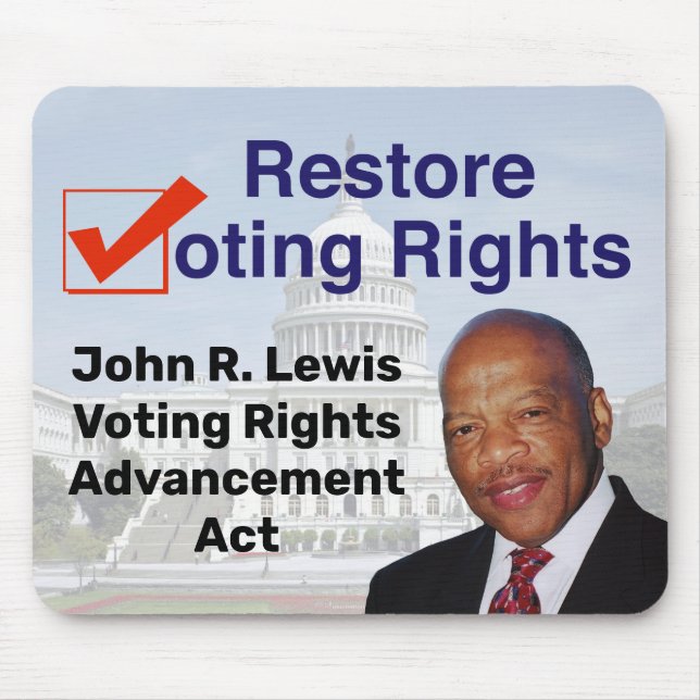 John R. Lewis Voting Rights AdvancAct Mousepad (Vorne)