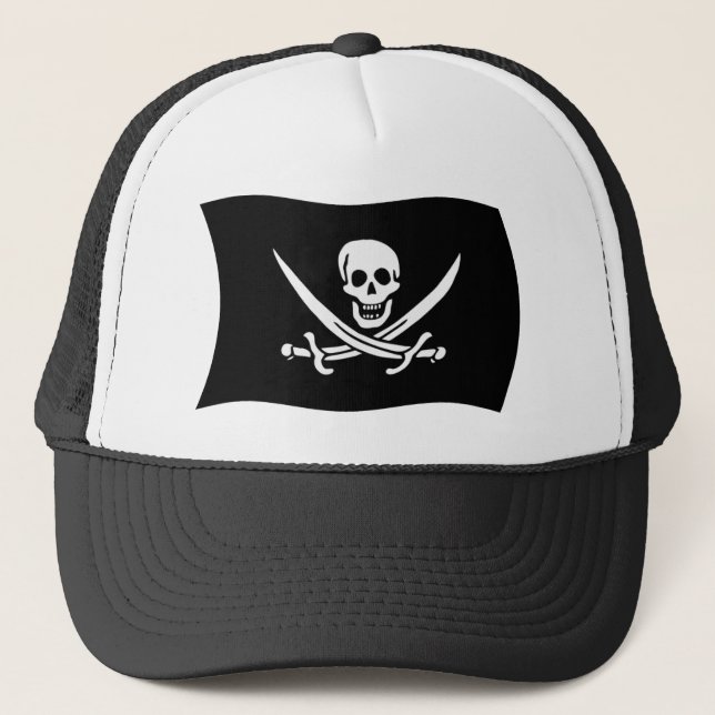John Rackham Flag Hat Truckerkappe (Vorderseite)