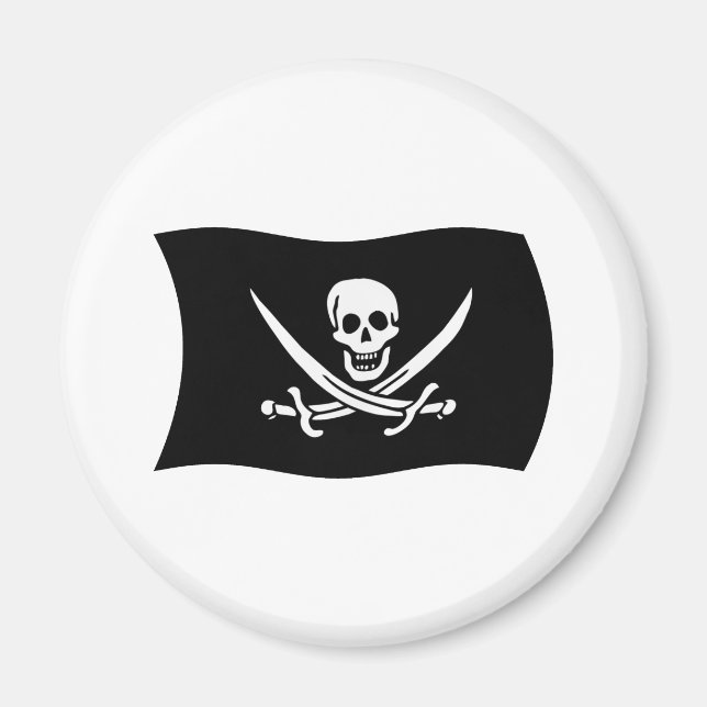 John Rackham Flagge Magnet (Vorne)
