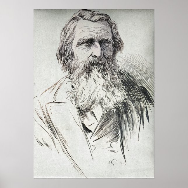 John Ruskin - Autor Poster (Vorne)