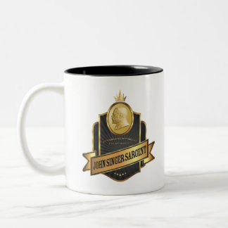 John-Sänger Sargent Aufkleber-Tasse Zweifarbige Tasse