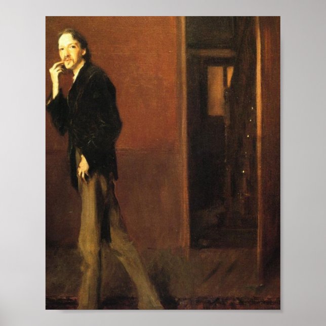 John Sargent- Robert Louis Stevenson und seine Ehe Poster (Vorne)