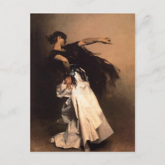 John Sargent-Spanish Dancer, Studium für 'El Jaleo Postkarte