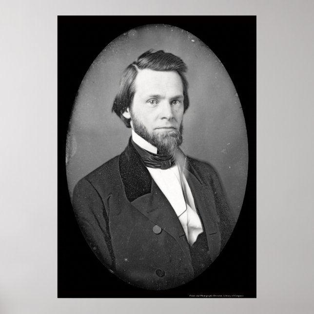 John Sherman Ohio Daguerreotype 1846 Poster (Vorne)