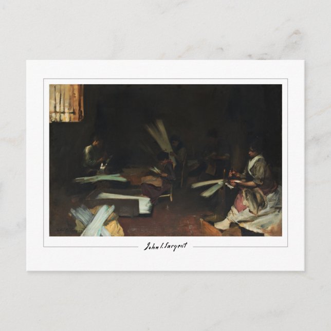 John Singer Sargent #14-2 - Fine Art Postkarte (Vorderseite)