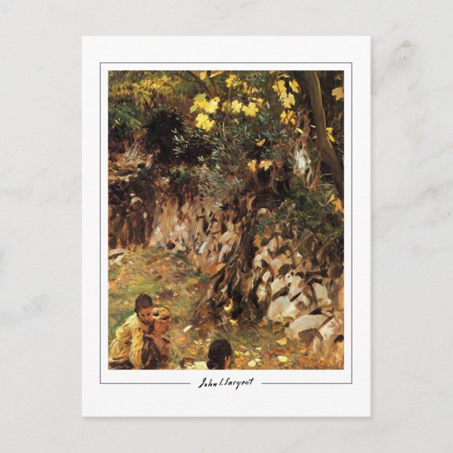 John Singer Sargent #20-2 - Fine Art Postkarte (Vorderseite)