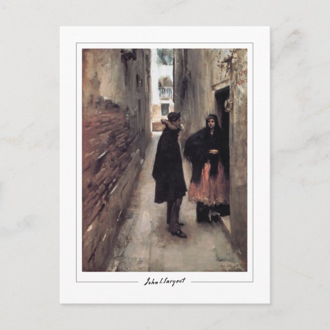 John Singer Sargent #24-2 - Fine Art Postkarte (Vorderseite)