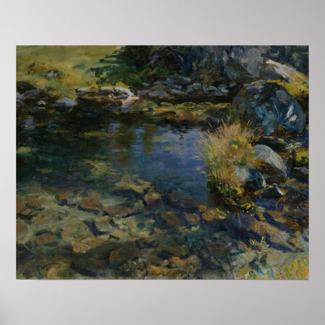 John Singer Sargent - Alpenpool Poster (Vorne)