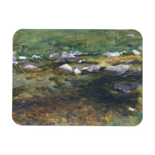 John Singer Sargent - Brook und Meadow Magnet
