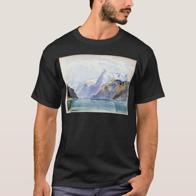 John Singer Sargent-Bucht von Uri, Brunnen T-Shirt (Vorderseite)