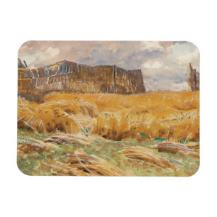 John Singer Sargent - Camouflaged Field in Frankre Magnet