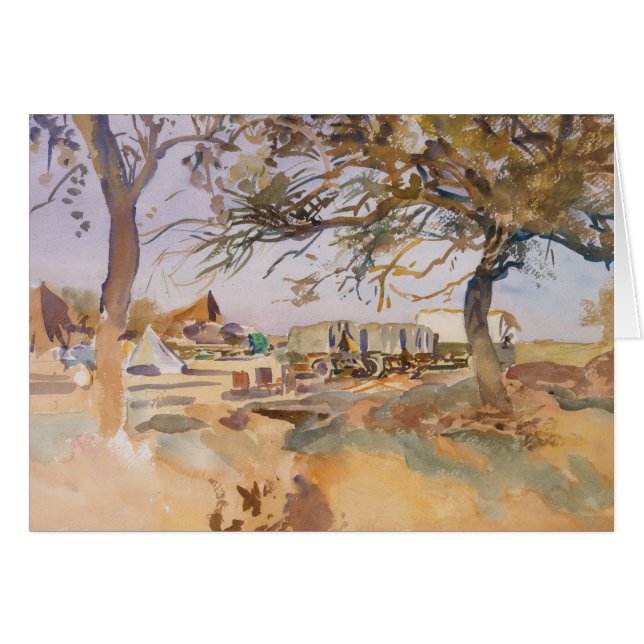 John Singer Sargent - Camp militaire (Devant horizontal)