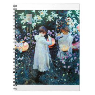 John Singer Sargent Carnation Lily Lily Rose Notizblock