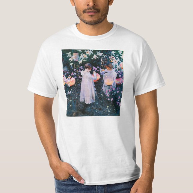 John Singer Sargent Carnation Lily Lily Rose T-Shirt (Vorderseite)