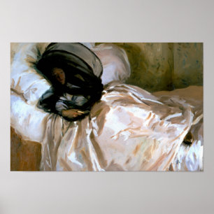 John Singer Sargent - Das Moskito-Netz Poster