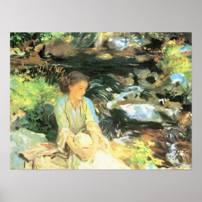 John Singer Sargent - Die schwarze Bucht Poster (Vorne)