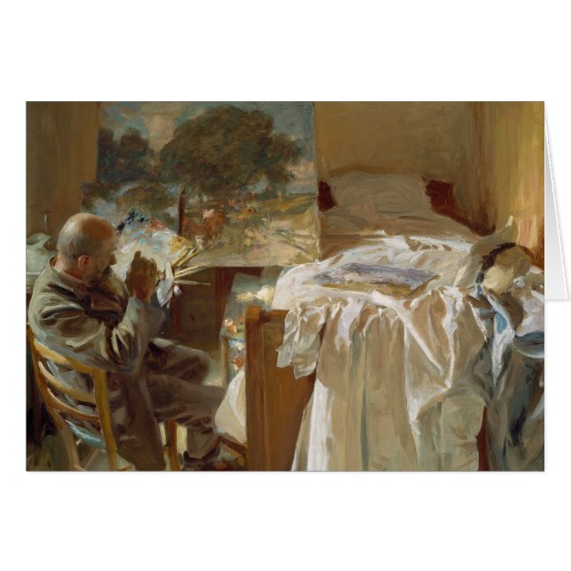 John Singer Sargent - Ein Künstler in seinem Studi (Vorderseite (Horizontal))