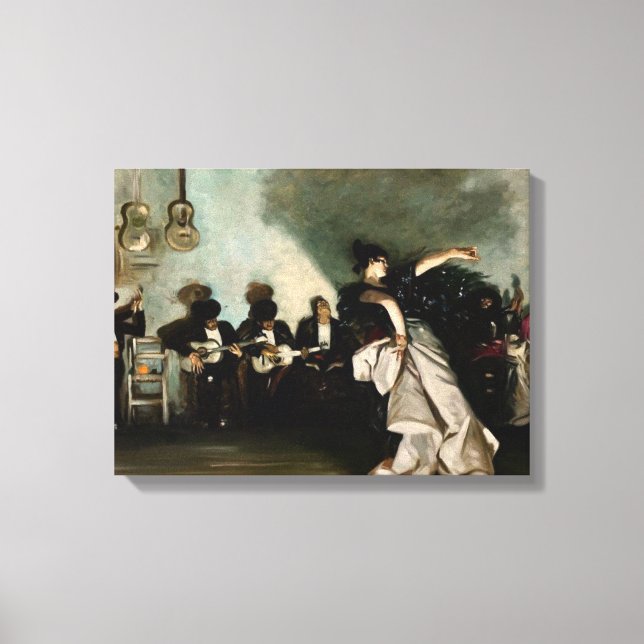 John Singer Sargent - El Jaleo Leinwanddruck (Vorderseite)