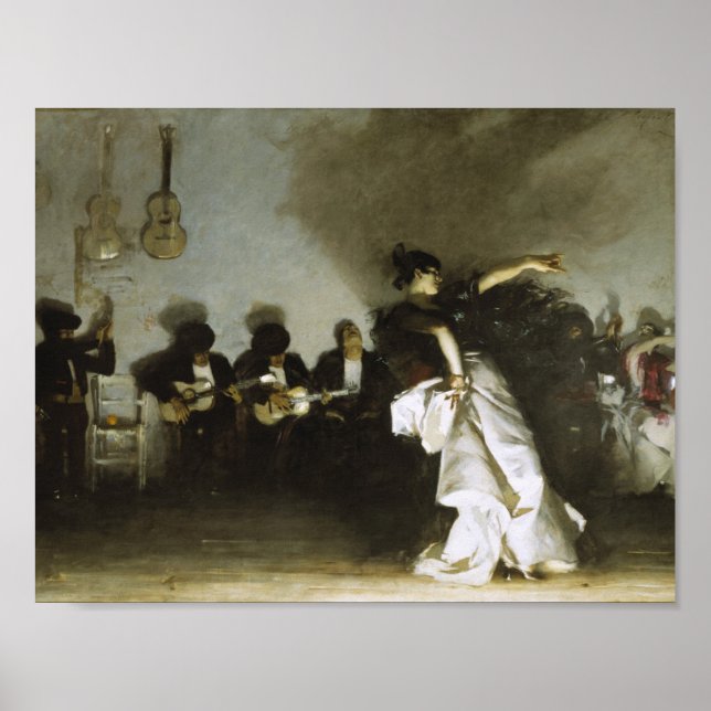 John Singer Sargent - El Jaleo Poster (Vorne)