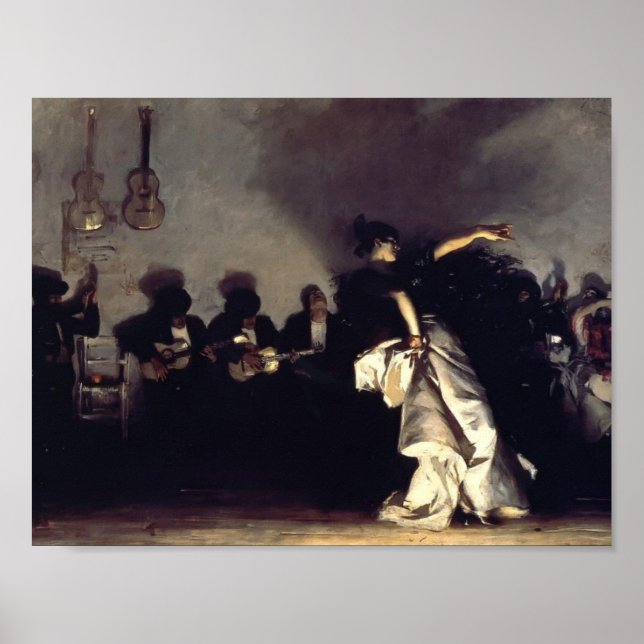 John Singer Sargent - El Jaleo Poster (Vorne)