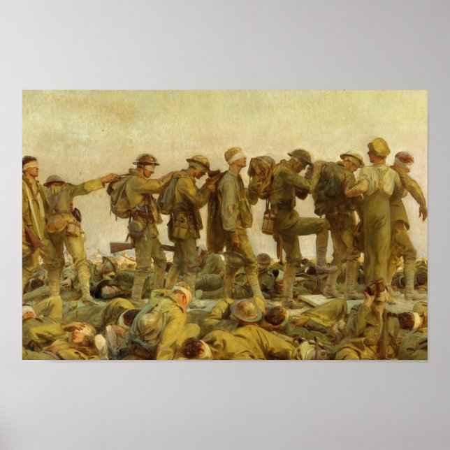 John Singer Sargent - Gassed Poster (Vorne)