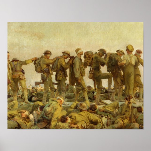 John Singer Sargent - Gassed Poster (Vorne)