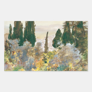 John Singer Sargent - Granada Rechteckiger Aufkleber
