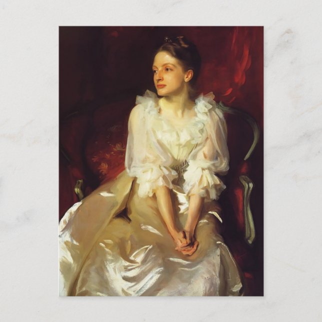 John Singer Sargent- Helen Dunham Postkarte (Vorderseite)