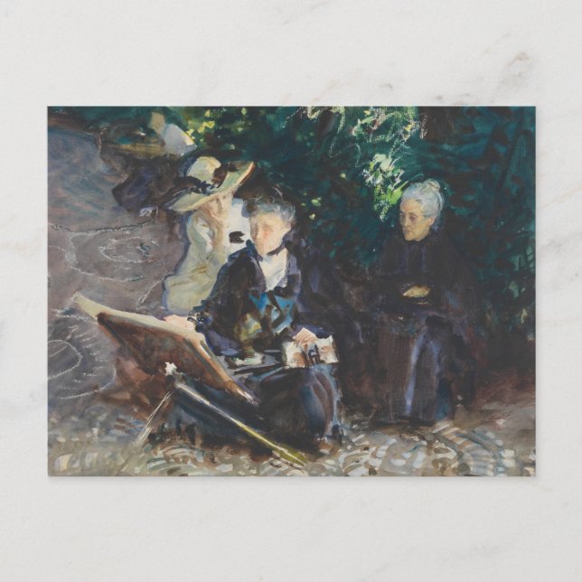 John Singer Sargent - Im Allgemeinen Postkarte (Vorderseite)