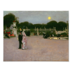 John Singer Sargent - In den Luxembourg Gärten Fotodruck