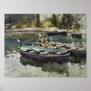 John Singer Sargent - Kleine Boote Poster