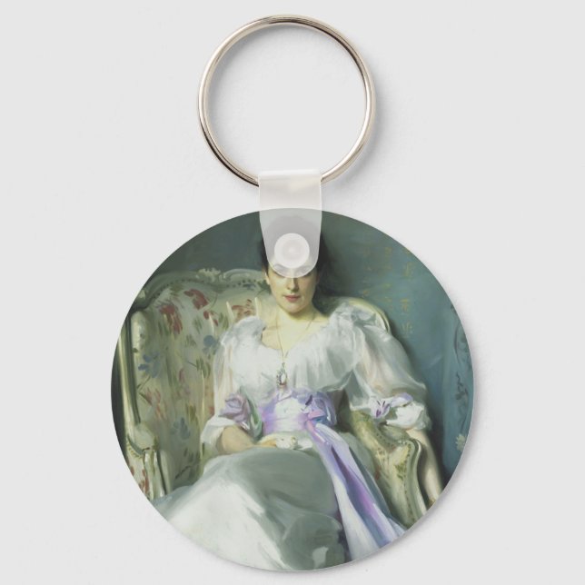 John Singer Sargent Lady Agnew Schlüsselanhänger (Vorderseite)
