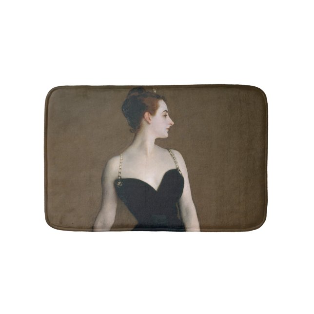 John Singer Sargent Madame X Classic Portrait Badematte (Vorderseite)