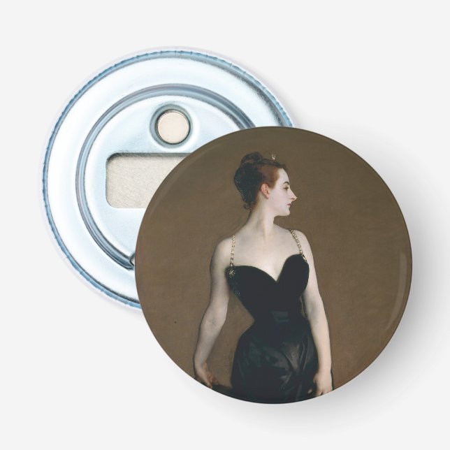 John Singer Sargent Madame X Classic Portrait Flaschenöffner (Vorderseite)