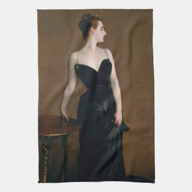 John Singer Sargent Madame X Classic Portrait Geschirrtuch (Vertikal)