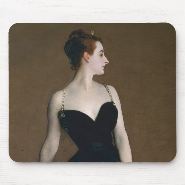 John Singer Sargent Madame X Classic Portrait Mousepad (Vorne)