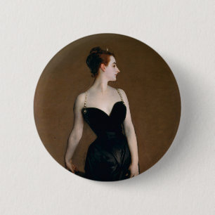 John Singer Sargent Madame X Klassisches Porträt Button