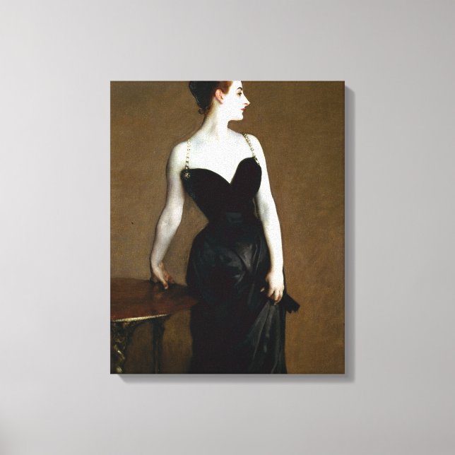 John Singer Sargent Madame X Leinwanddruck (Vorderseite)